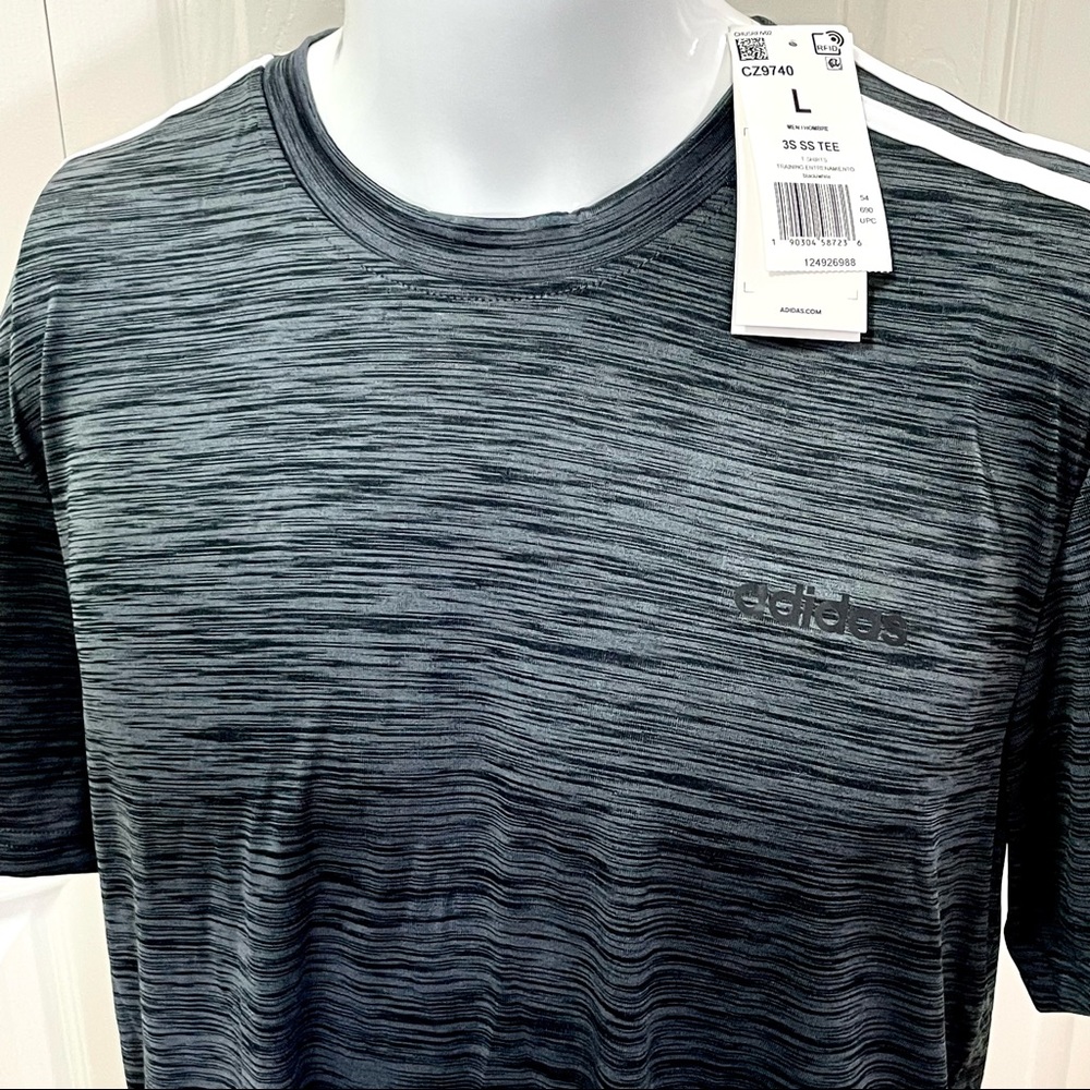 Adidas Men’s T-Shirt Tee Short Sleeve Crewneck Size L New NWT